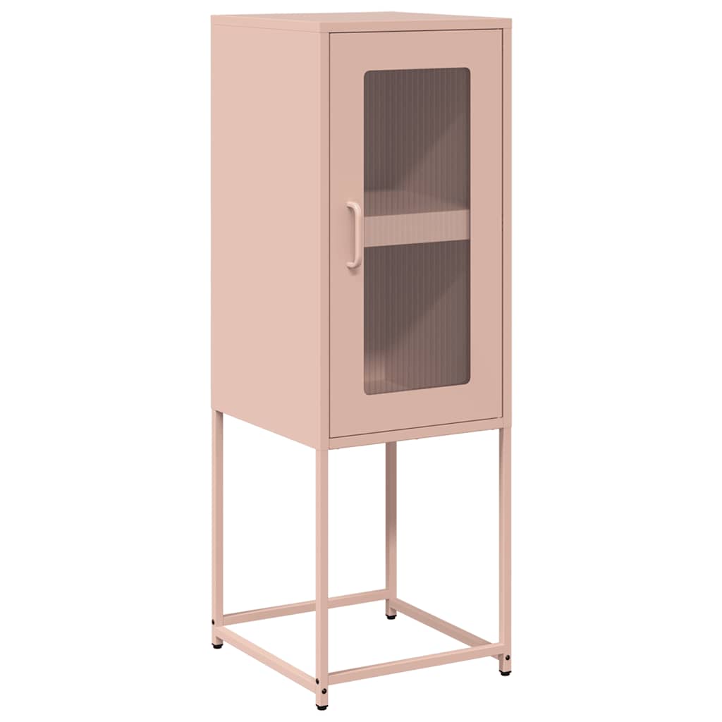 Skjenk Rosa 36x39x107 cm Kaldvalset Stål