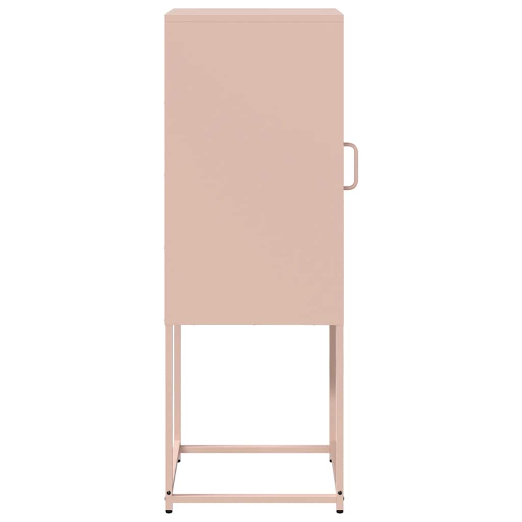 Skjenk Rosa 36x39x107 cm Kaldvalset Stål