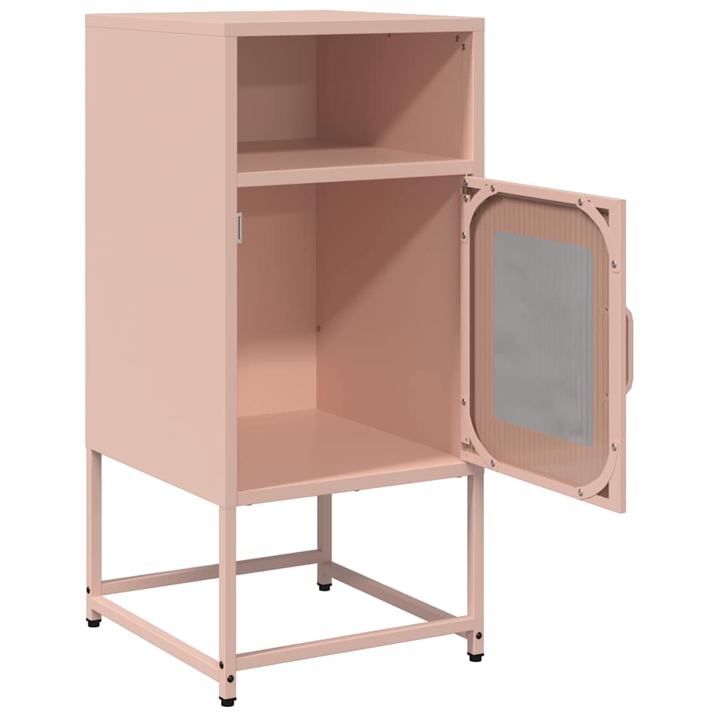 Nattskap Rosa 36x39x78 cm Kaldvalset Stål