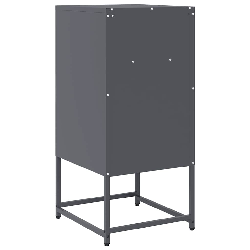 Nattskap antrasitt 36x39x78 cm Kaldvalset stål