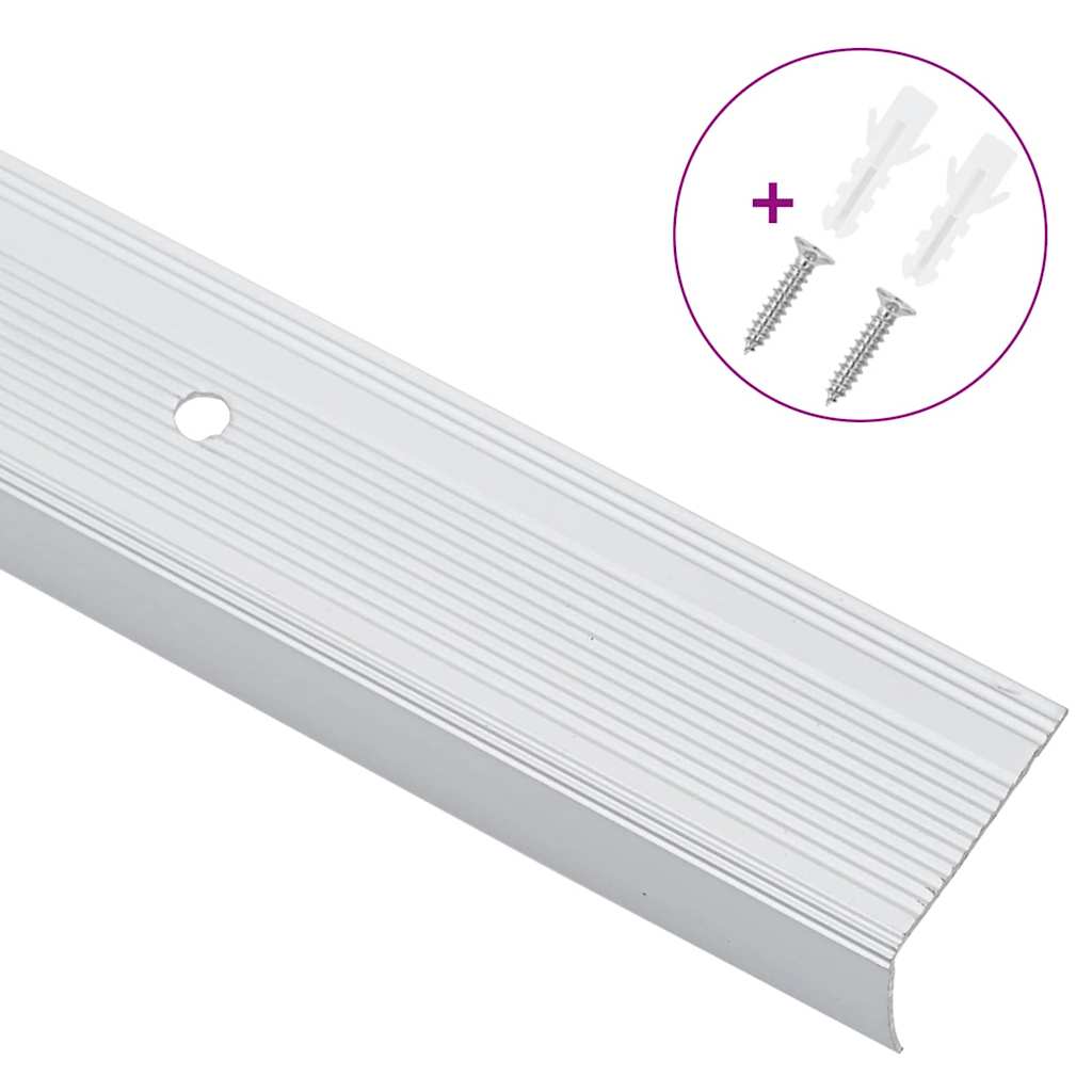 Trappeneser 30 pcs sølv 67 x 3.5 x 3 cm Aluminium