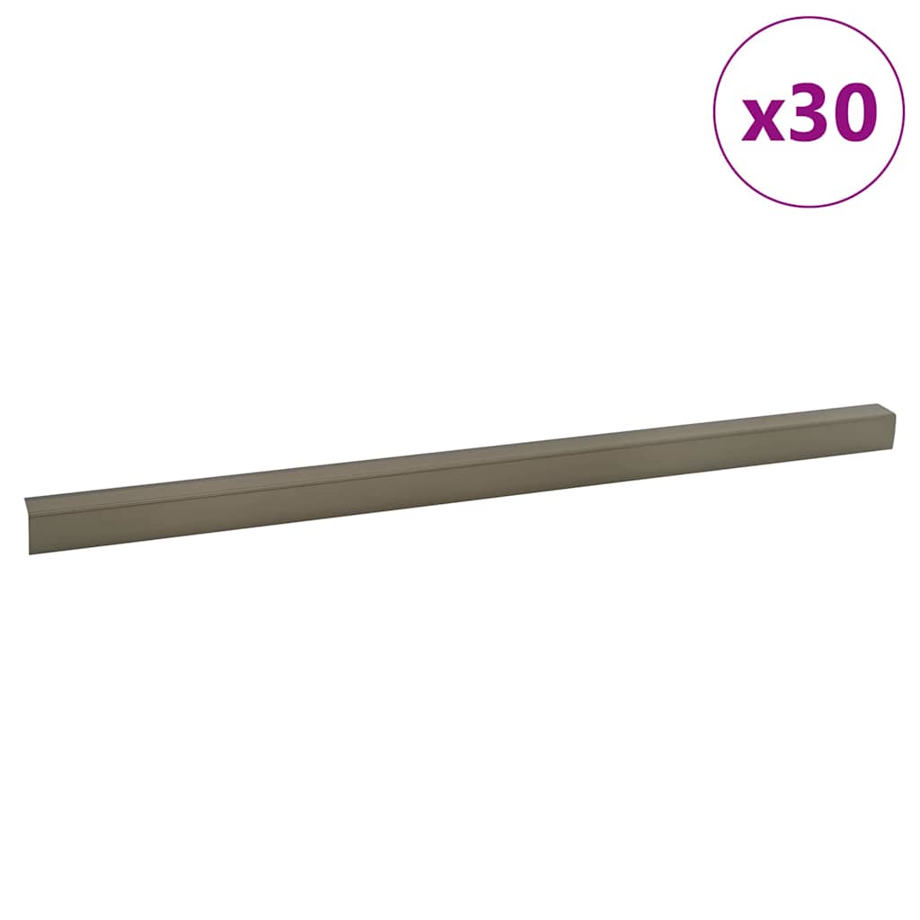 Trappeneser 30 pcs champagne 67 x 3.5 x 3 cm Aluminium