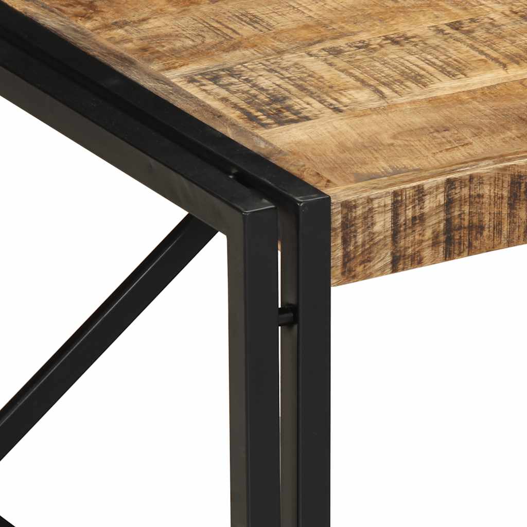 Salongbord 80x80x35 cm grovt heltre mangotre
