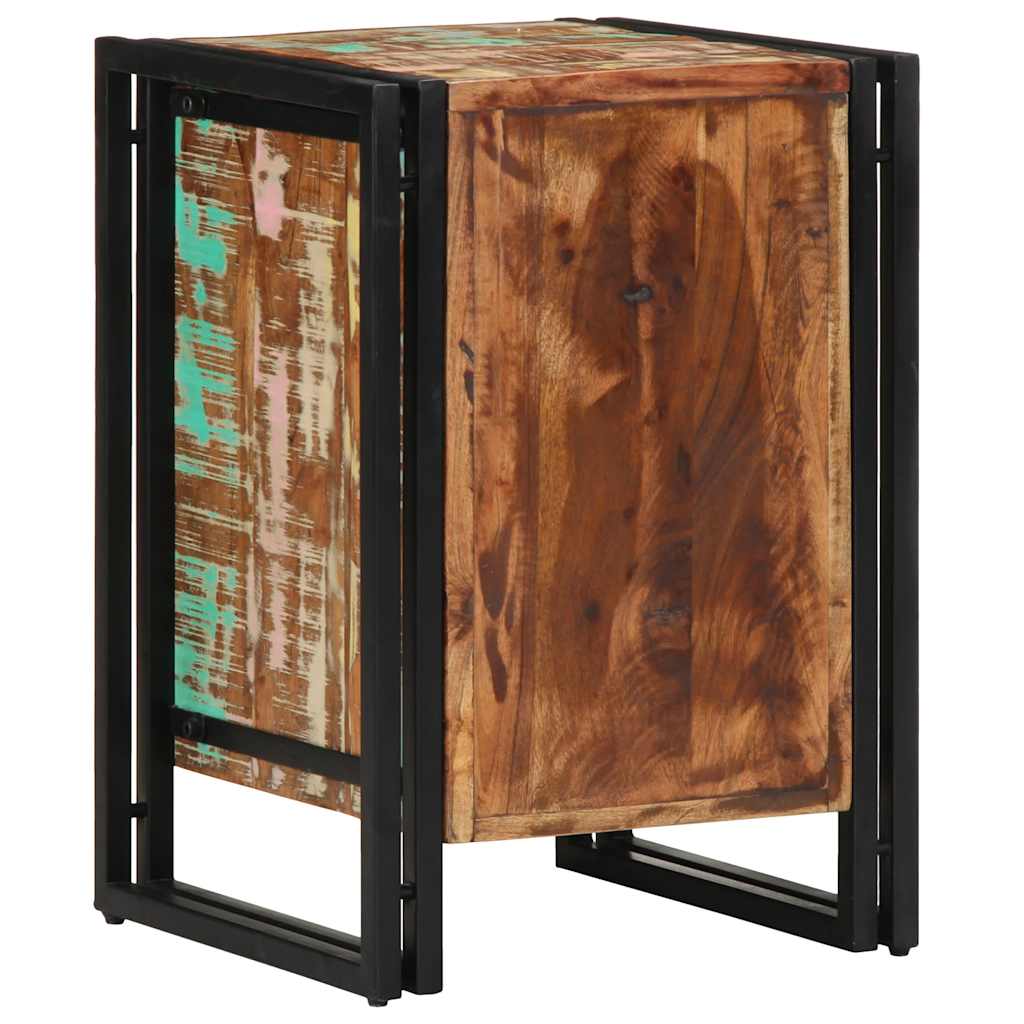 Nattbord 40x40x59 cm heltre gjenvunnet
