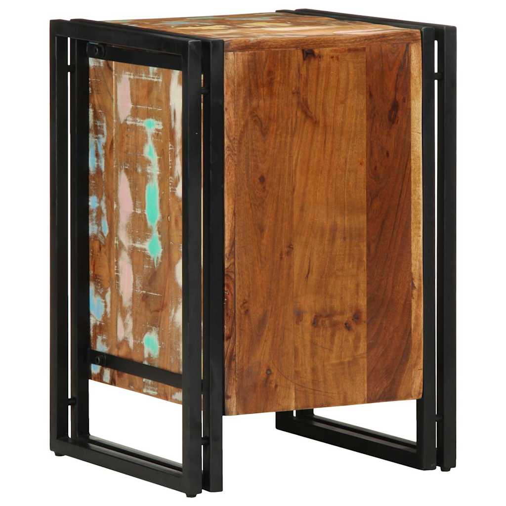 Nattbord 40x40x59 cm heltre gjenvunnet