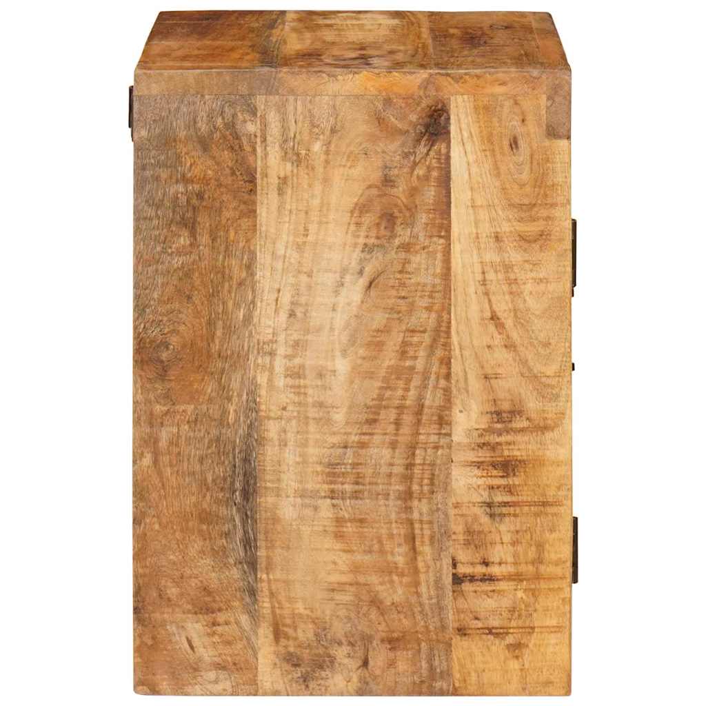 Nattbord 2 pcs Brun 35 x 33 x 48 cm Massiv mango tre