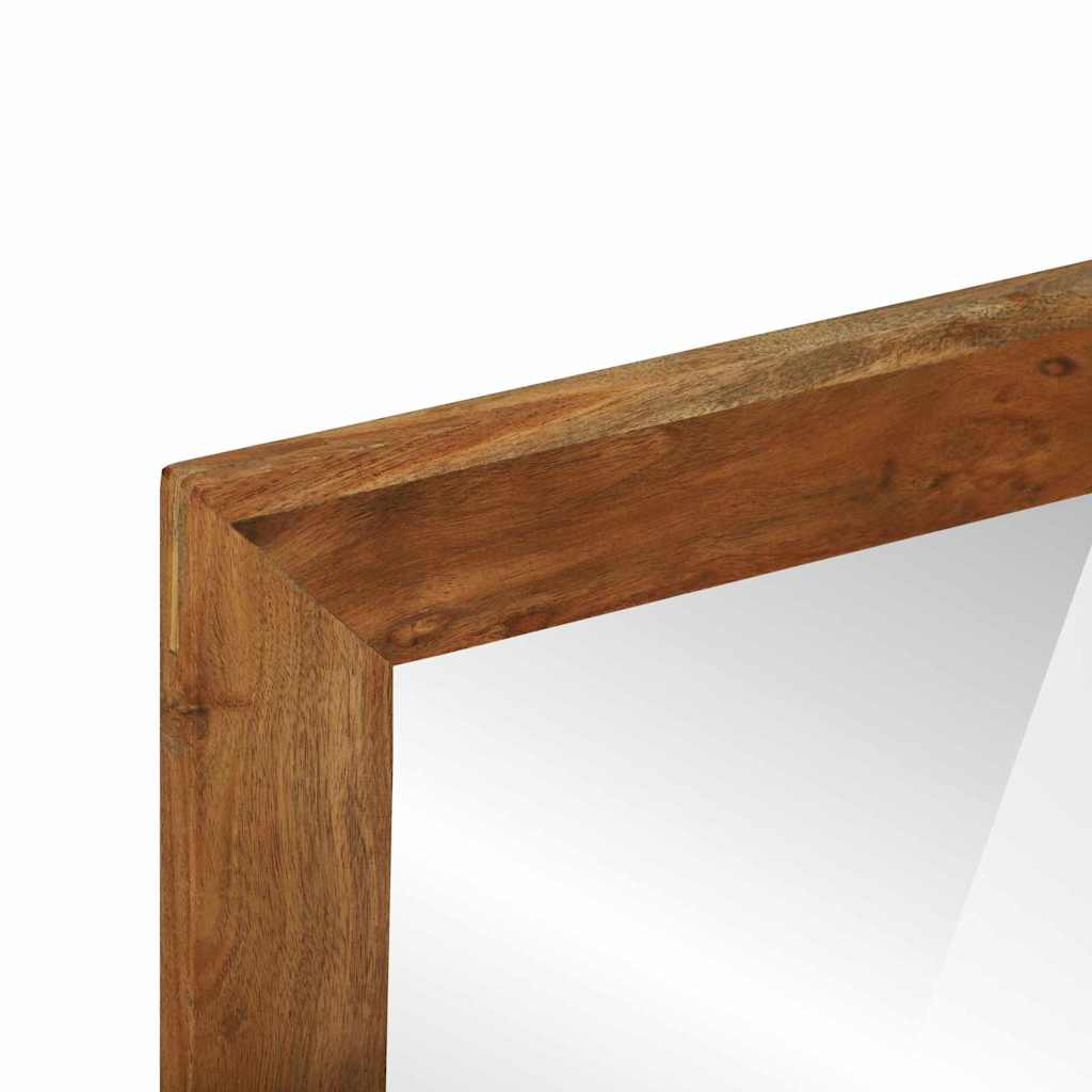 Baderomsspeil Rektangulær Brun 50 x 22 x 70 cm Solid akasietre