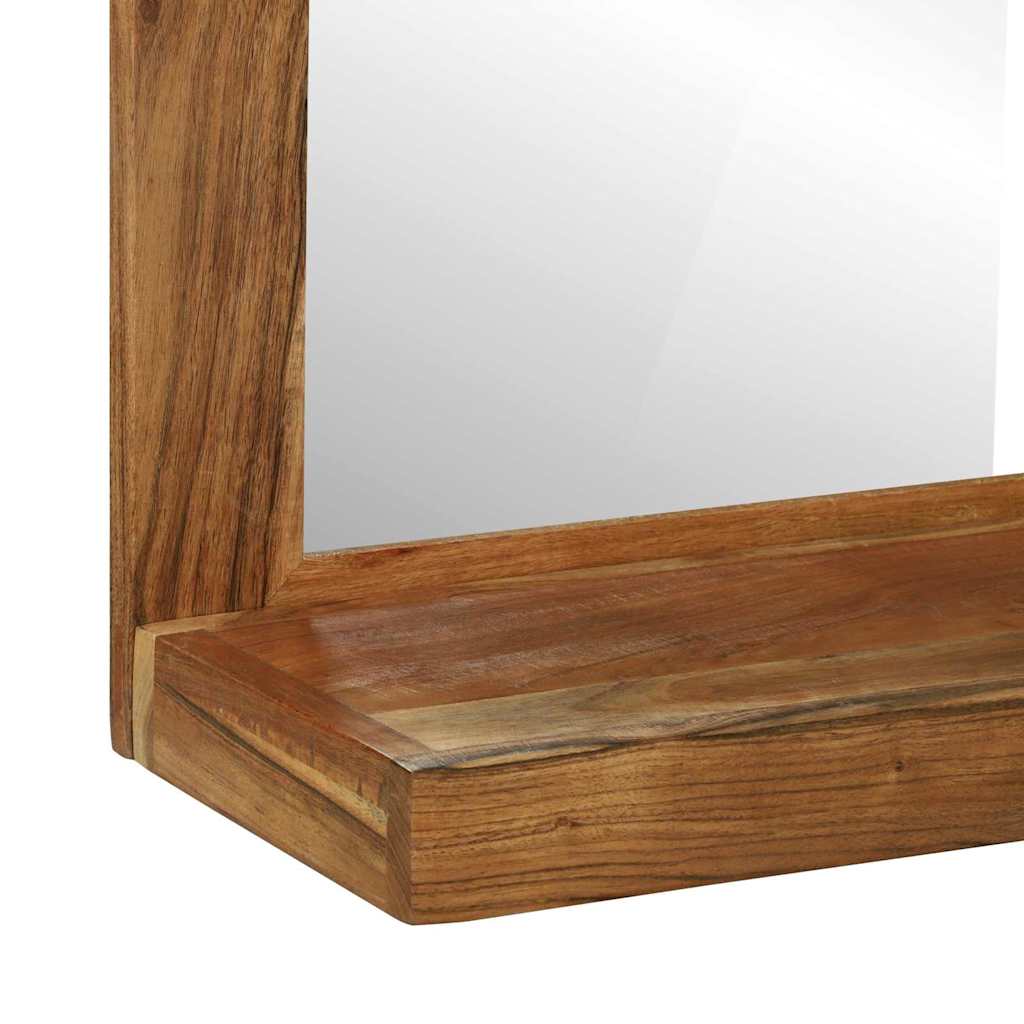 Baderomsspeil Rektangulær Brun 50 x 22 x 70 cm Solid akasietre