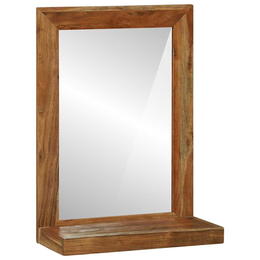 Baderomsspeil Rektangulær Brun 50 x 22 x 70 cm Solid akasietre