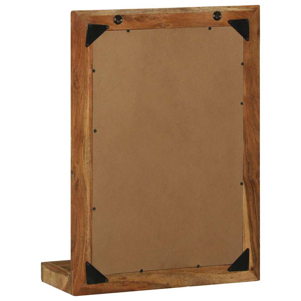 Baderomsspeil Rektangulær Brun 50 x 22 x 70 cm Solid akasietre