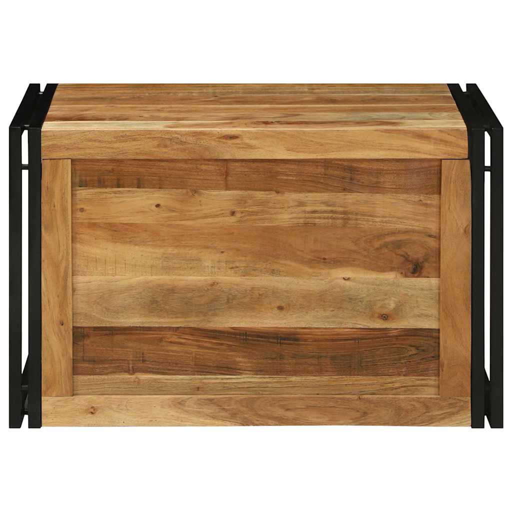 Lagringsboks Brun og svart 80 x 50 x 50 cm Akasietre