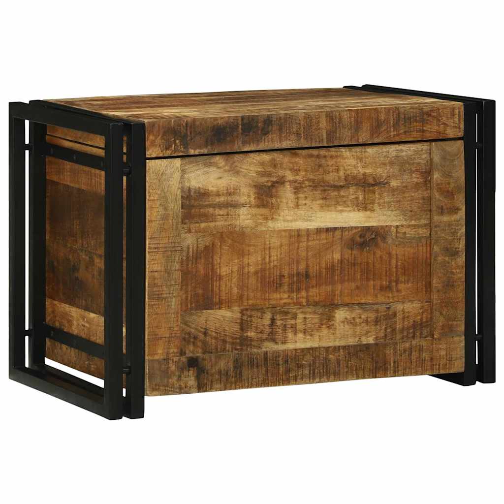 Lagringsboks Brun og svart 60 x 40 x 41 cm Massiv mango tre