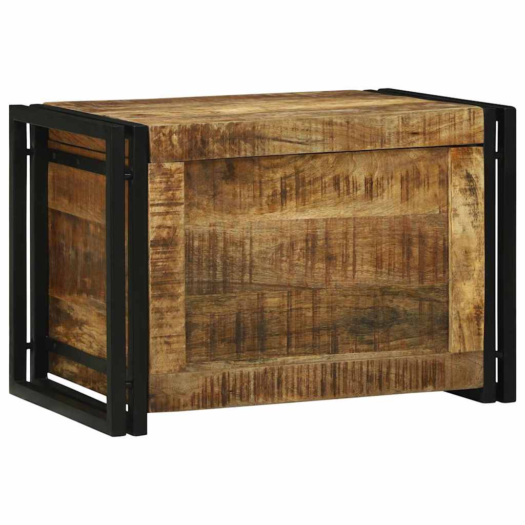 Lagringsboks Brun og svart 60 x 40 x 41 cm Massiv mango tre