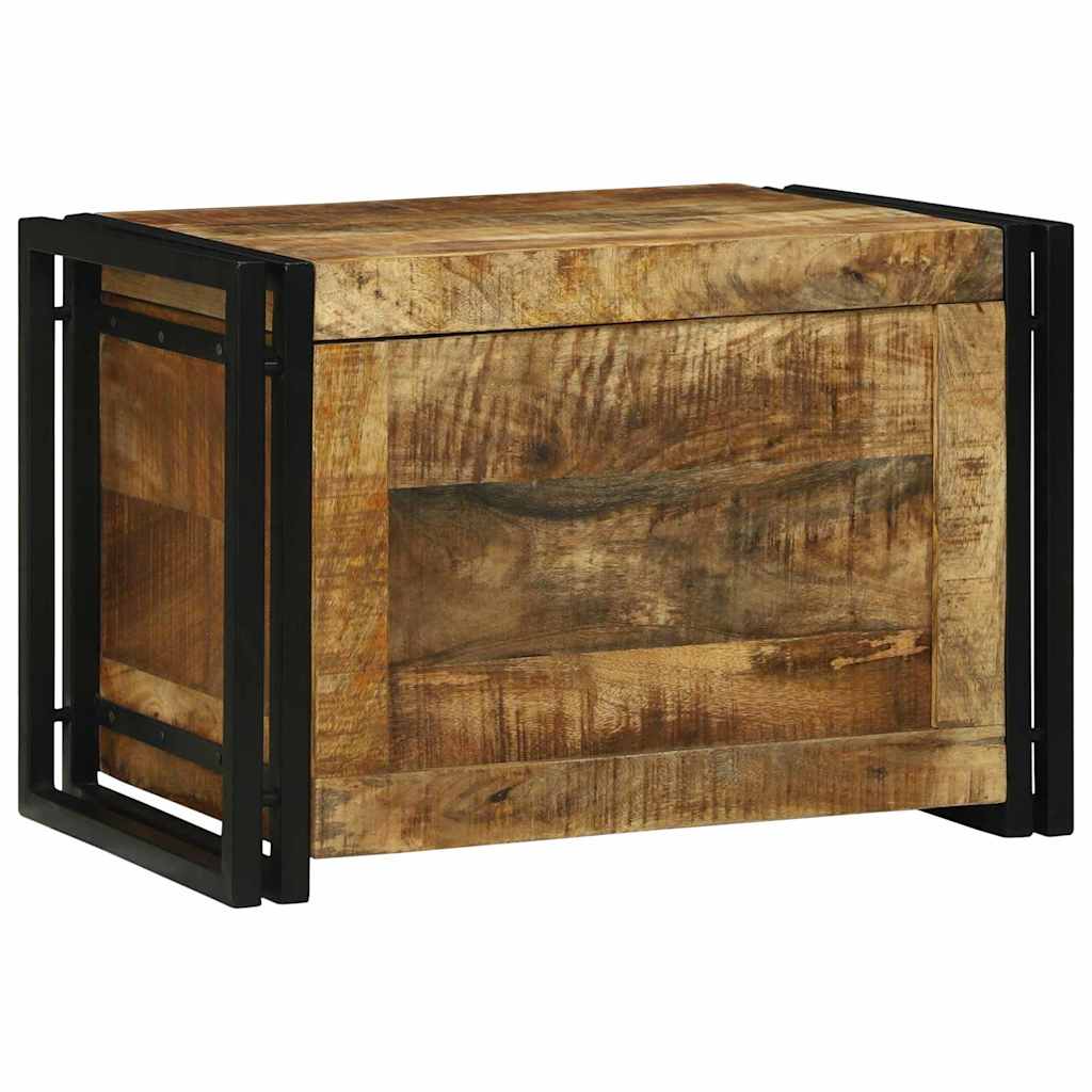Lagringsboks Brun og svart 60 x 40 x 41 cm Massiv mango tre