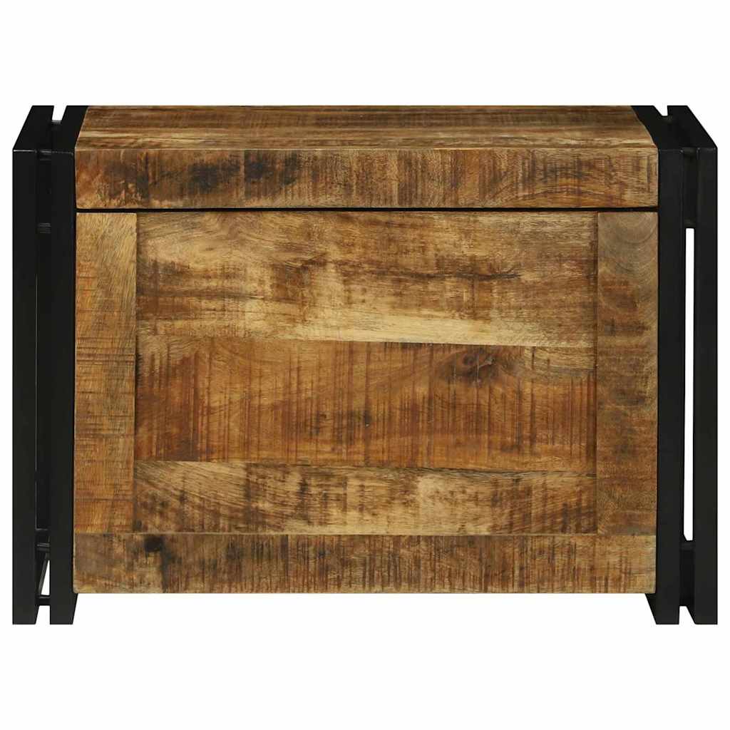 Lagringsboks Brun og svart 60 x 40 x 41 cm Massiv mango tre