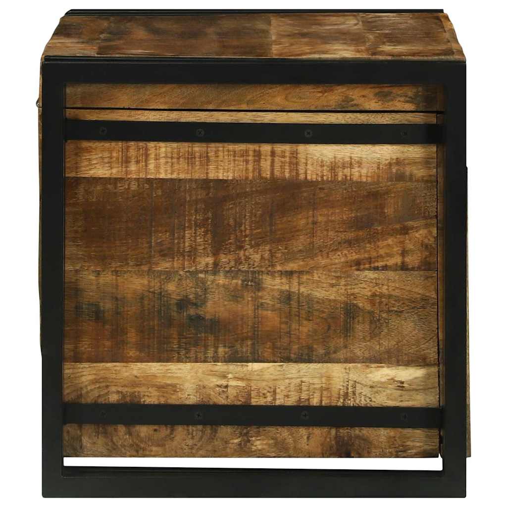 Lagringsboks Brun og svart 60 x 40 x 41 cm Massiv mango tre