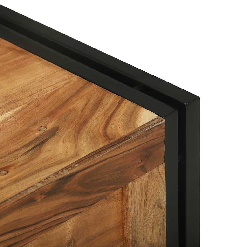 Lagringsboks Brun og svart 60 x 40 x 41 cm Solid akasietre