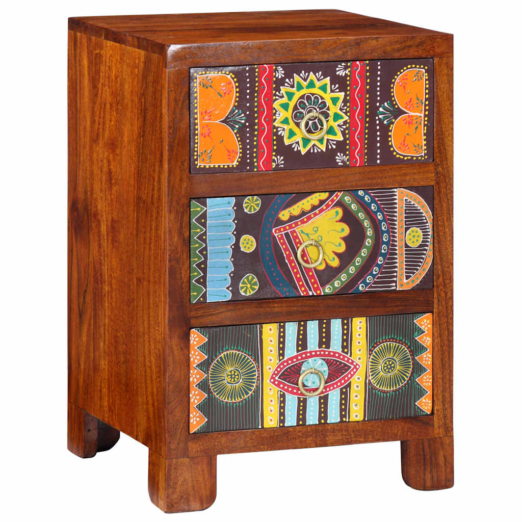 Nattbord 40x40x60 cm heltre akasie