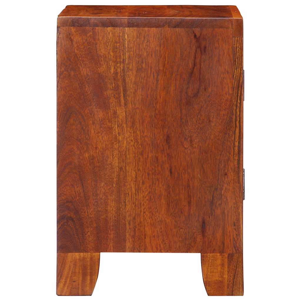 Nattbord 2 stk 40x30x45 cm heltre akasie