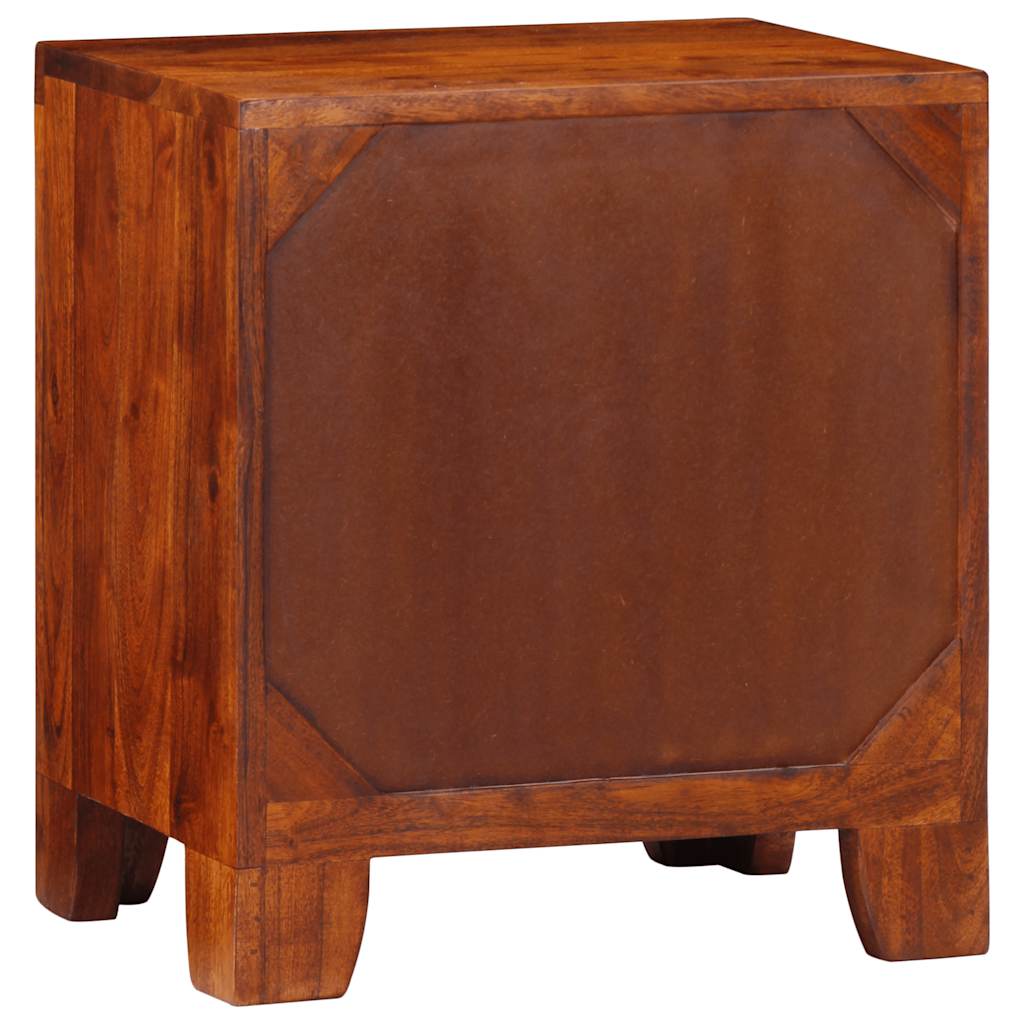 Nattbord 2 stk 40x30x45 cm heltre akasie