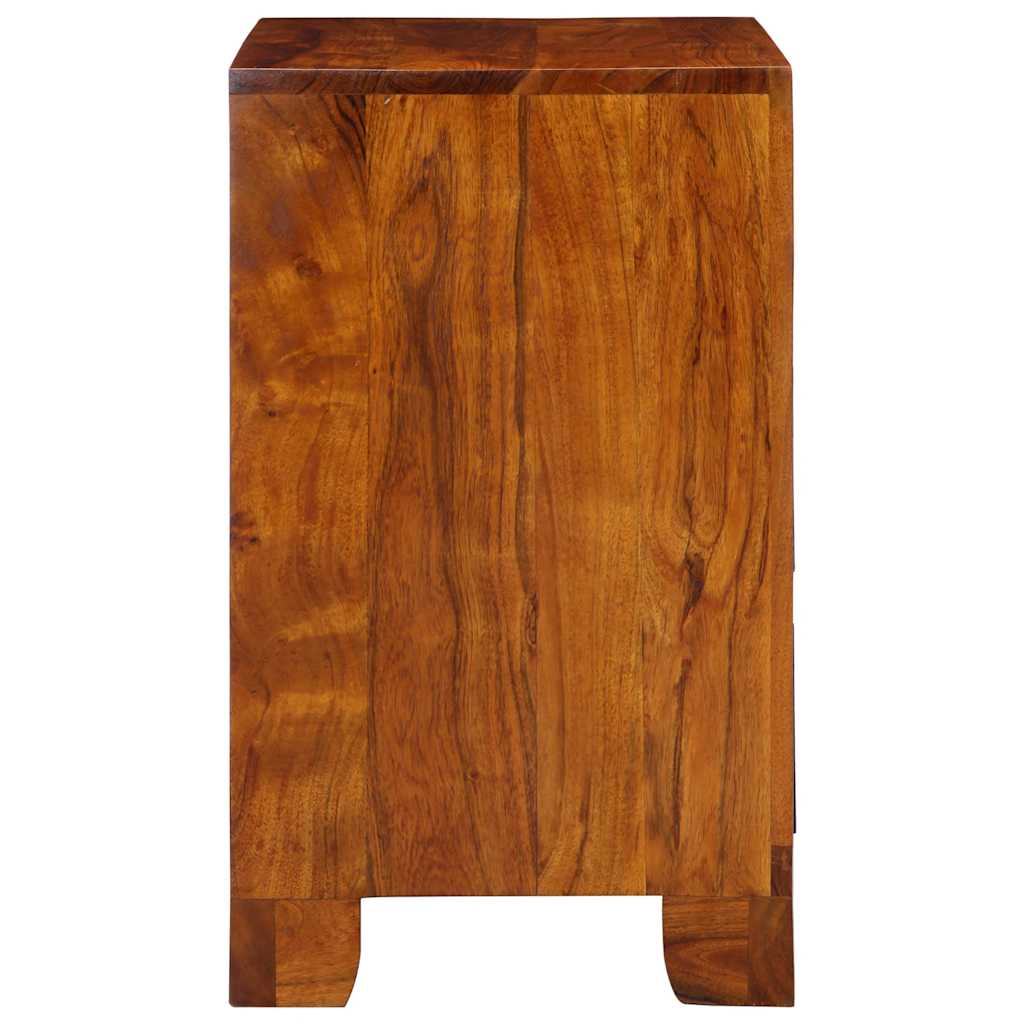 Skjenk flerfarget 50x35x60 cm heltre akasie