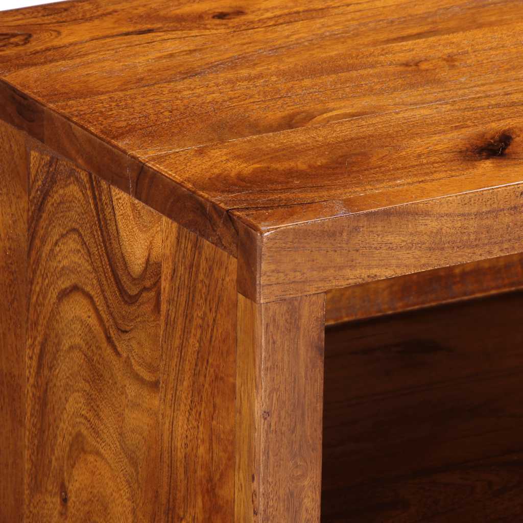 TV-skap flerfarget 110x30x40 heltre akasie