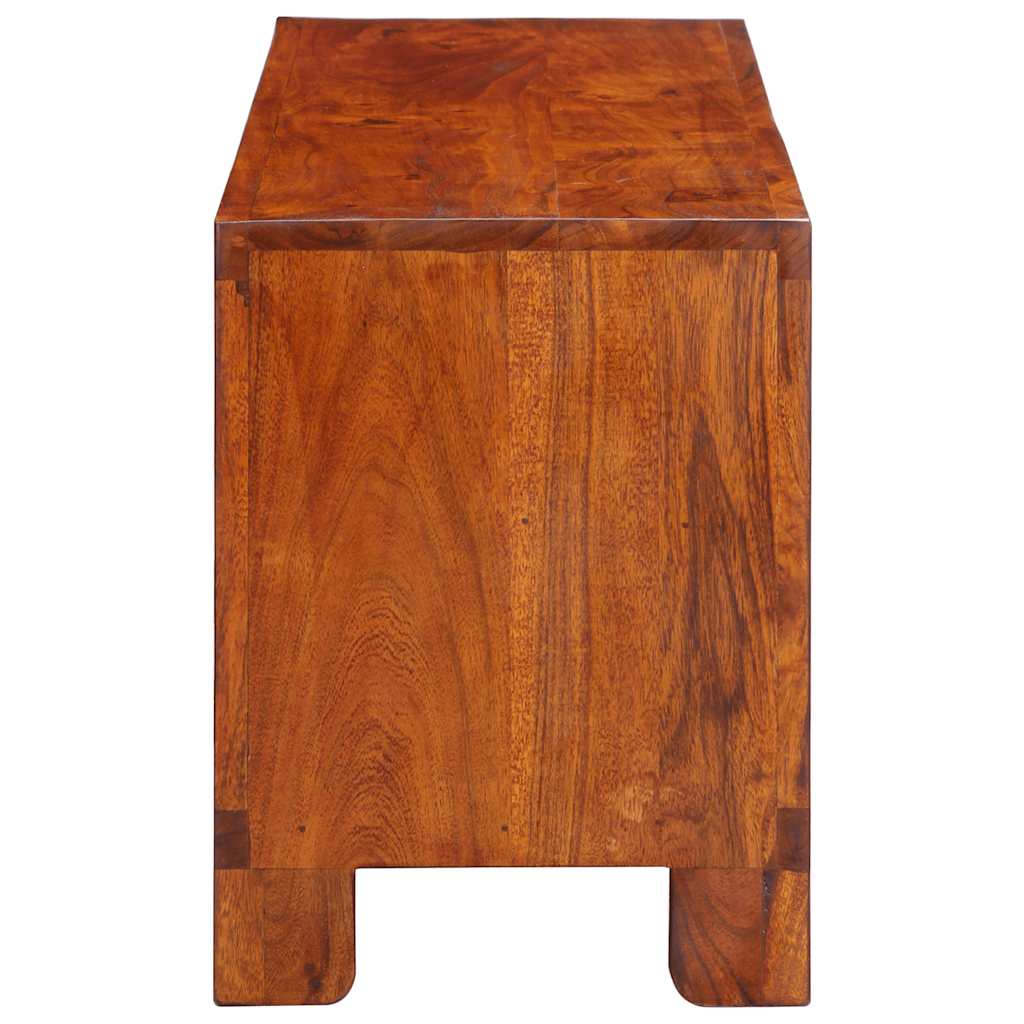 TV-skap flerfarget 110x30x40 heltre akasie