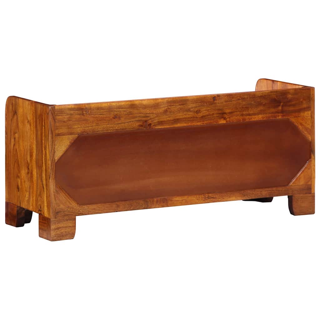Sko Skap med lagring Flerfarget 90 x 35 x 40 cm Solid akasietre