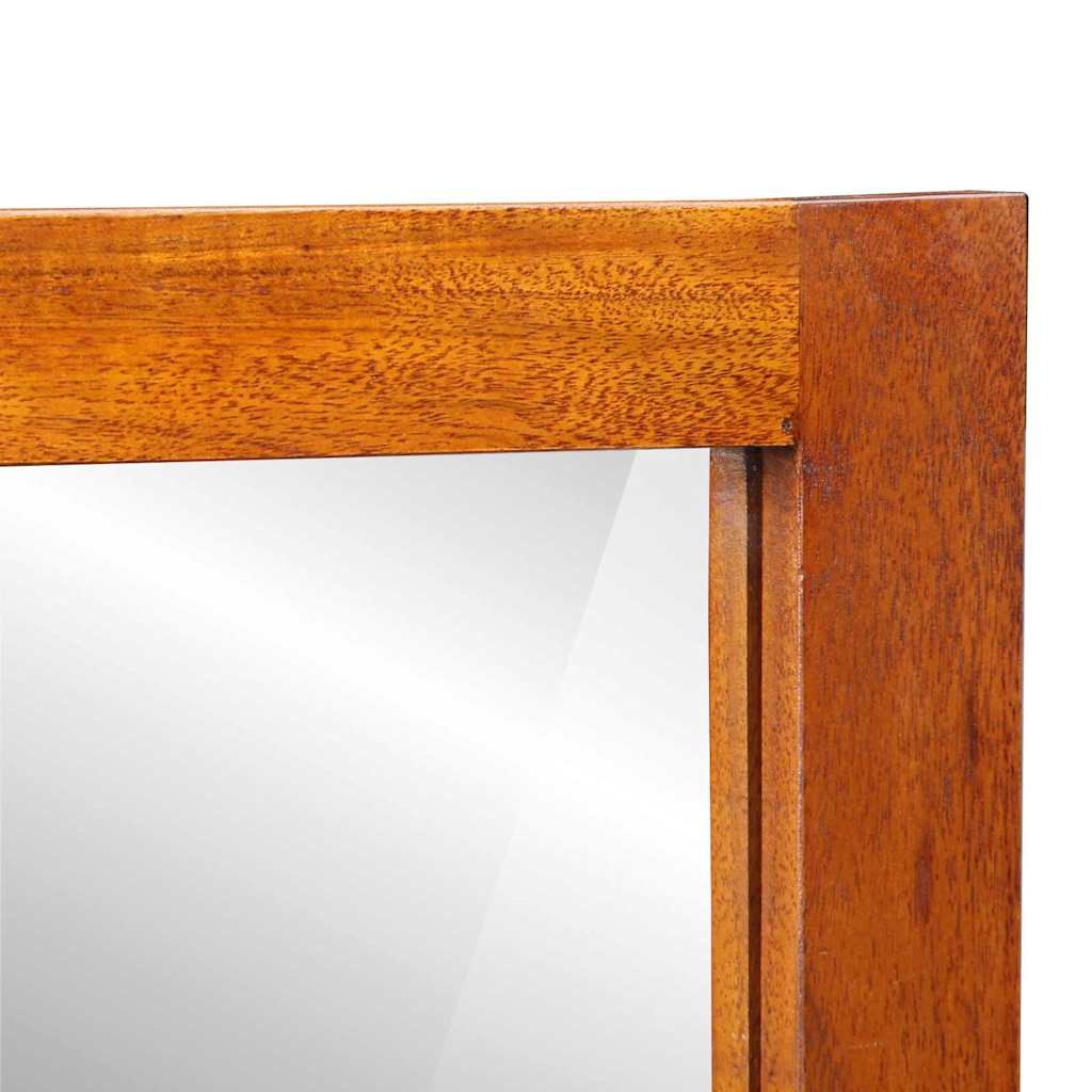 Veggskap med skuff Brun 40 x 20 x 50 cm Solid akasietre