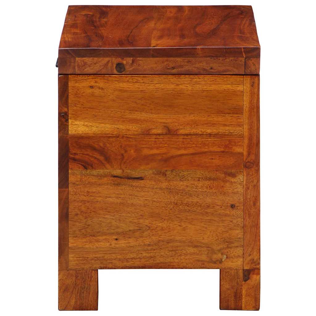 Lagringsboks Flerfarget 50 x 30 x 40 cm heltre akasie