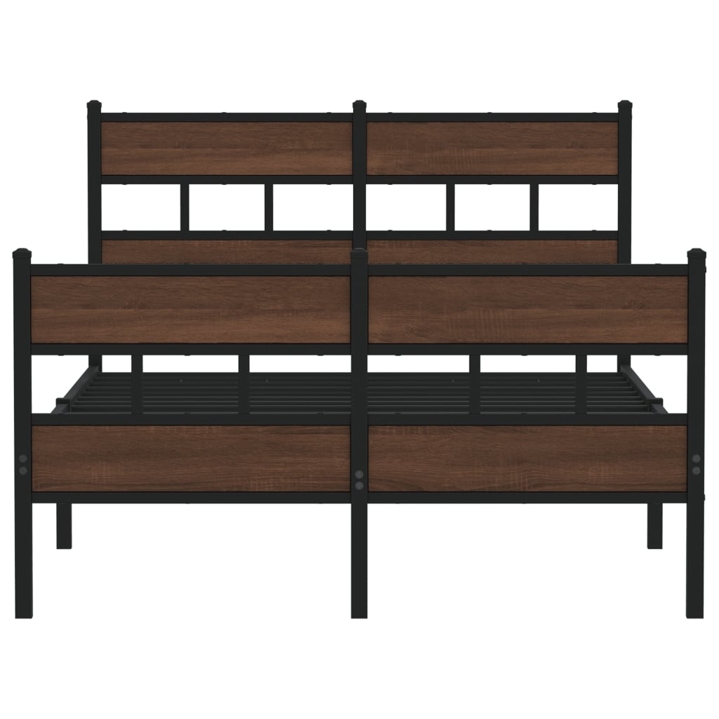 Sengeramme uten madrass med hodegavl og fotgavl 120x190 cm