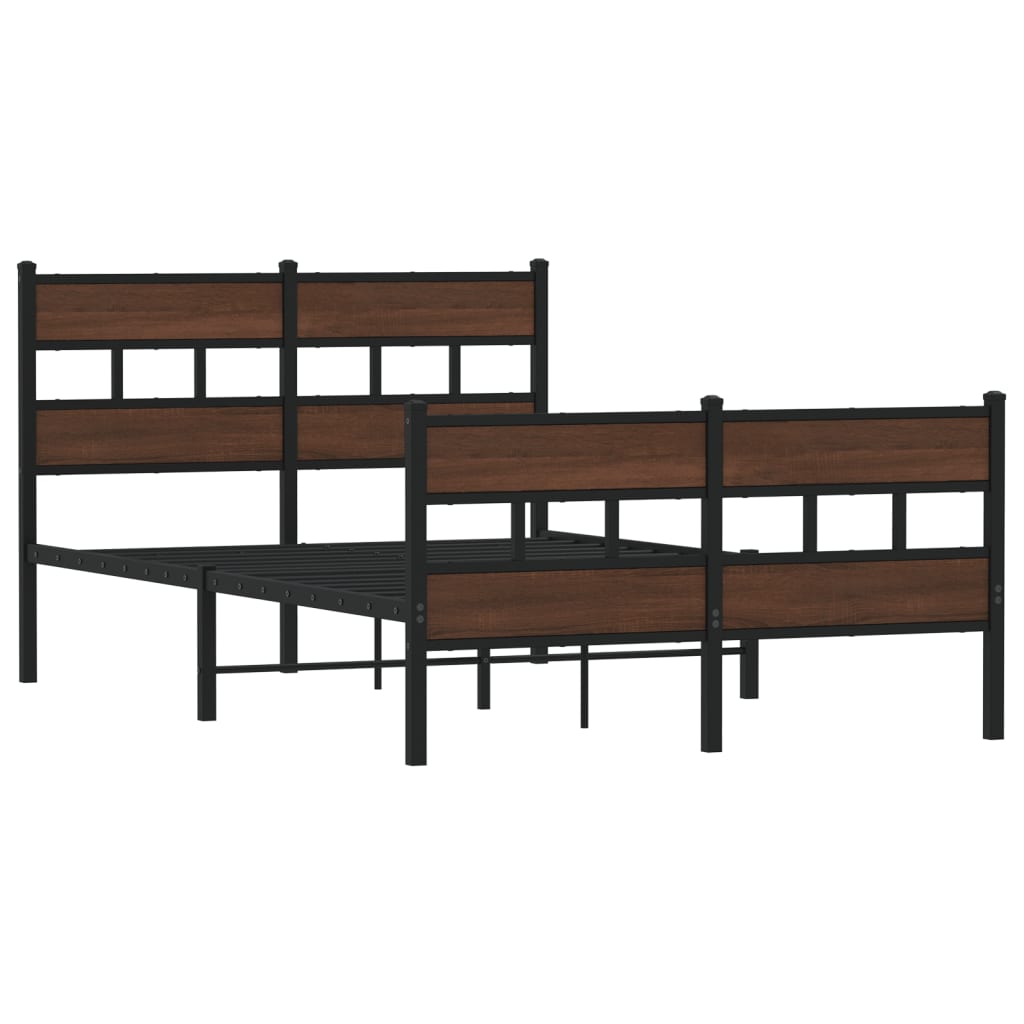 Sengeramme uten madrass med hodegavl og fotgavl 120x200 cm