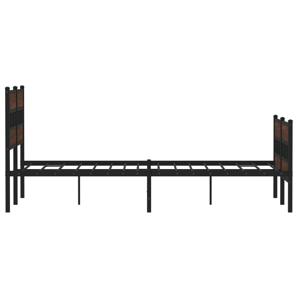 Sengeramme uten madrass med hodegavl og fotgavl 137x190 cm