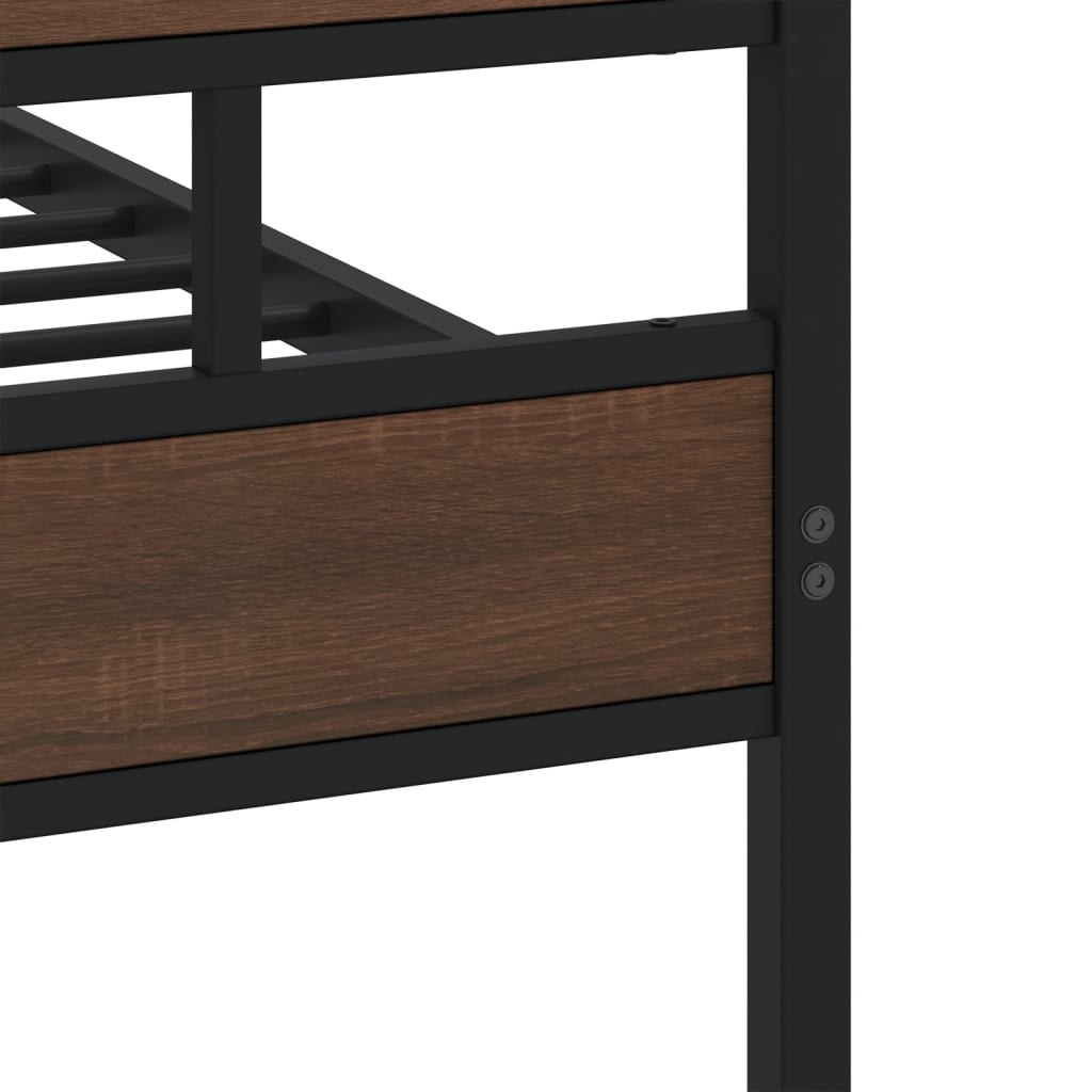 Sengeramme uten madrass med hodegavl og fotgavl 140x190 cm