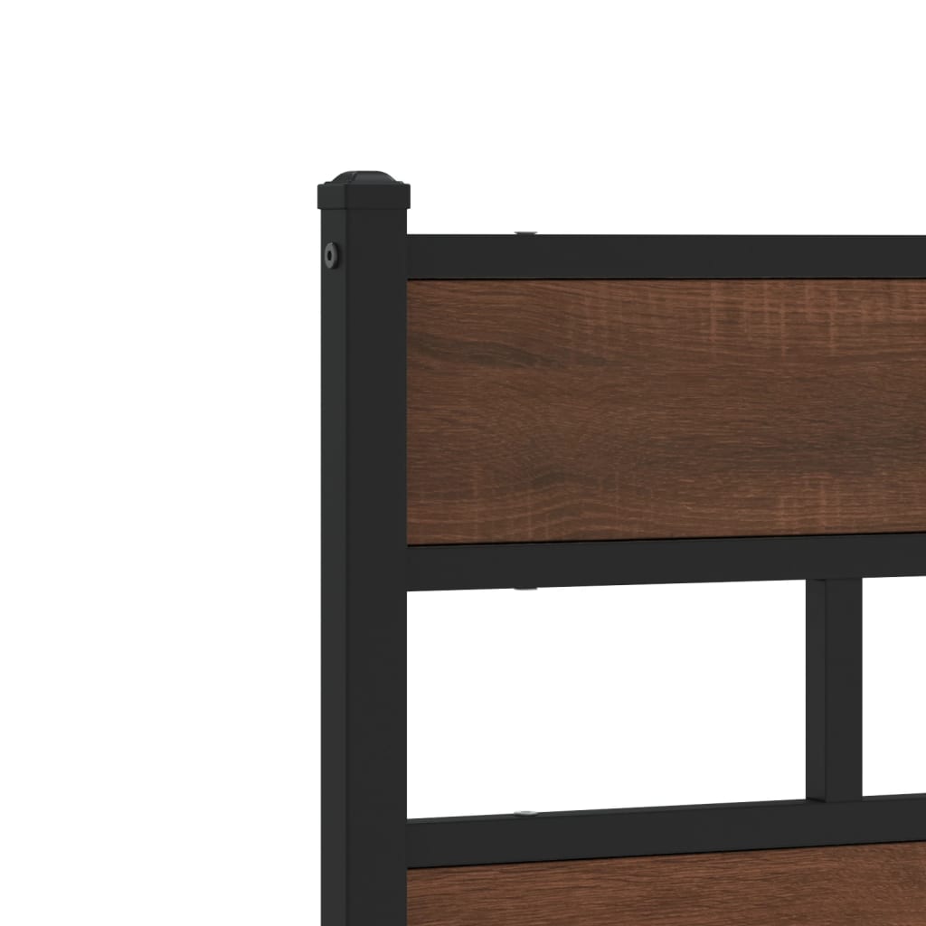 Sengeramme uten madrass med hodegavl og fotgavl 140x190 cm