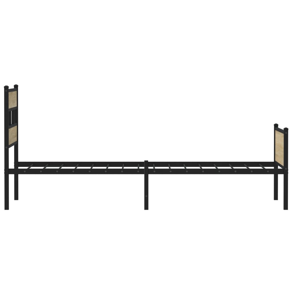 Sengeramme uten madrass sonoma eik 107x200 cm konstruert tre