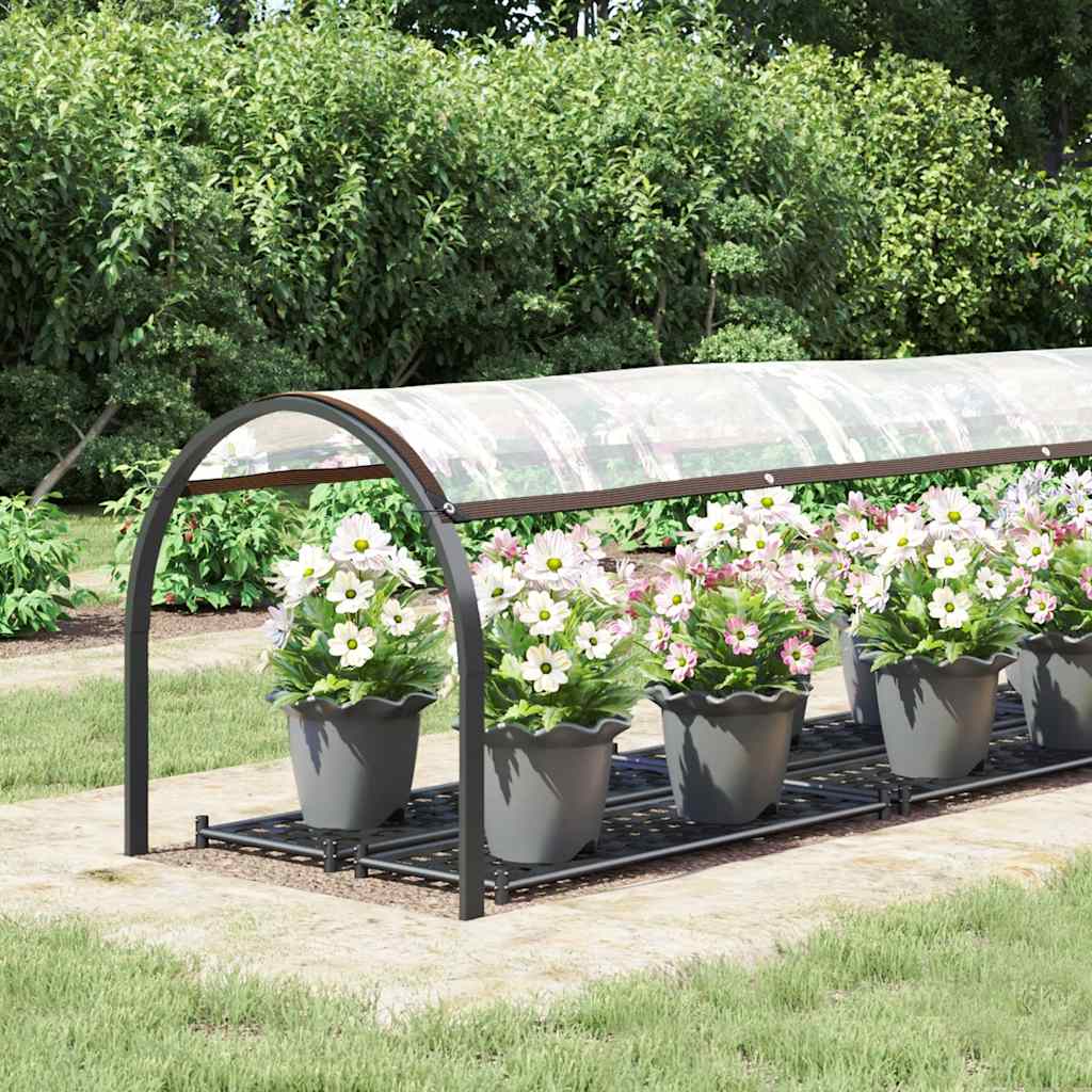 Klar presenning med maljer 1x4 m polyetylen vidaXL