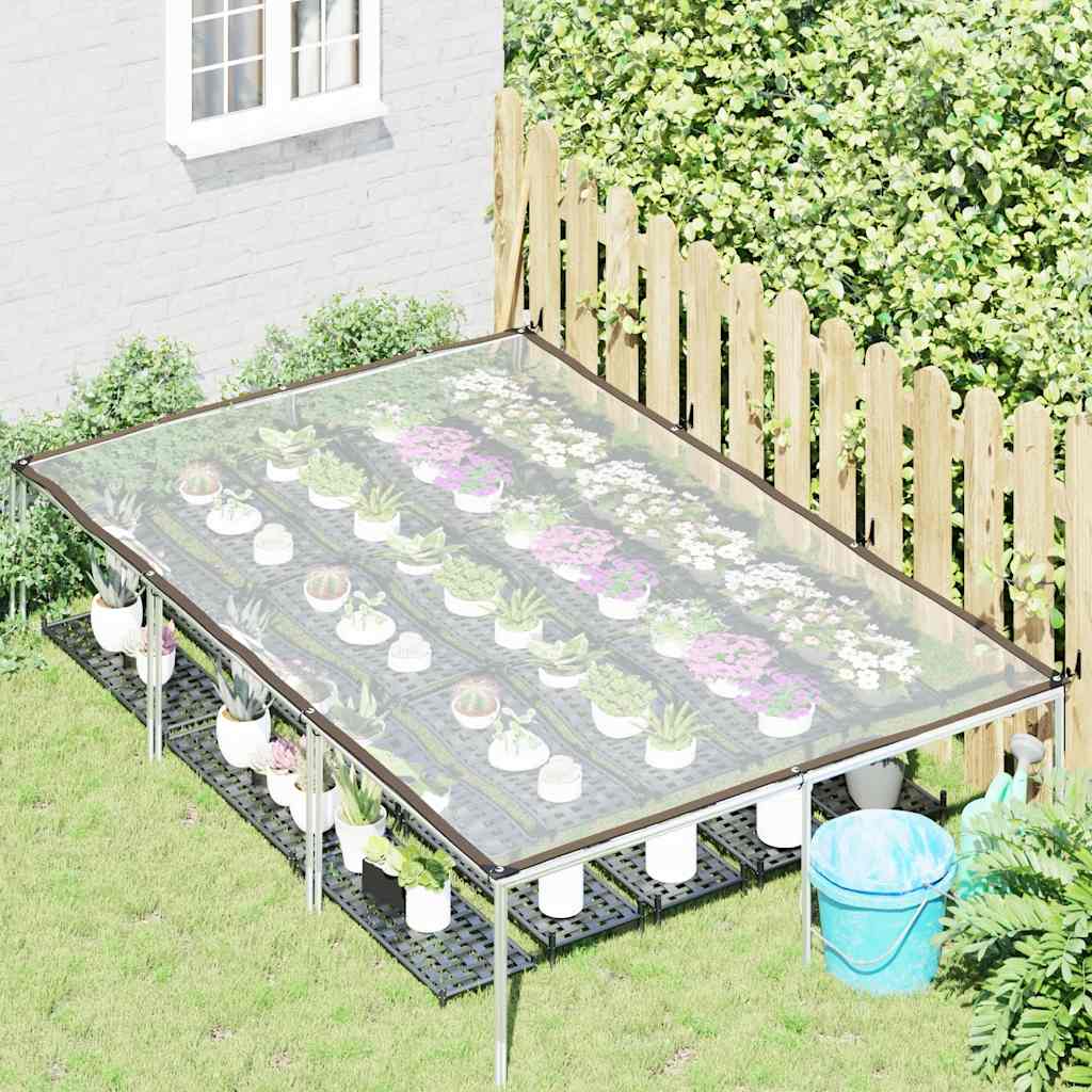 Klar presenning med maljer 2x3 m polyetylen vidaXL