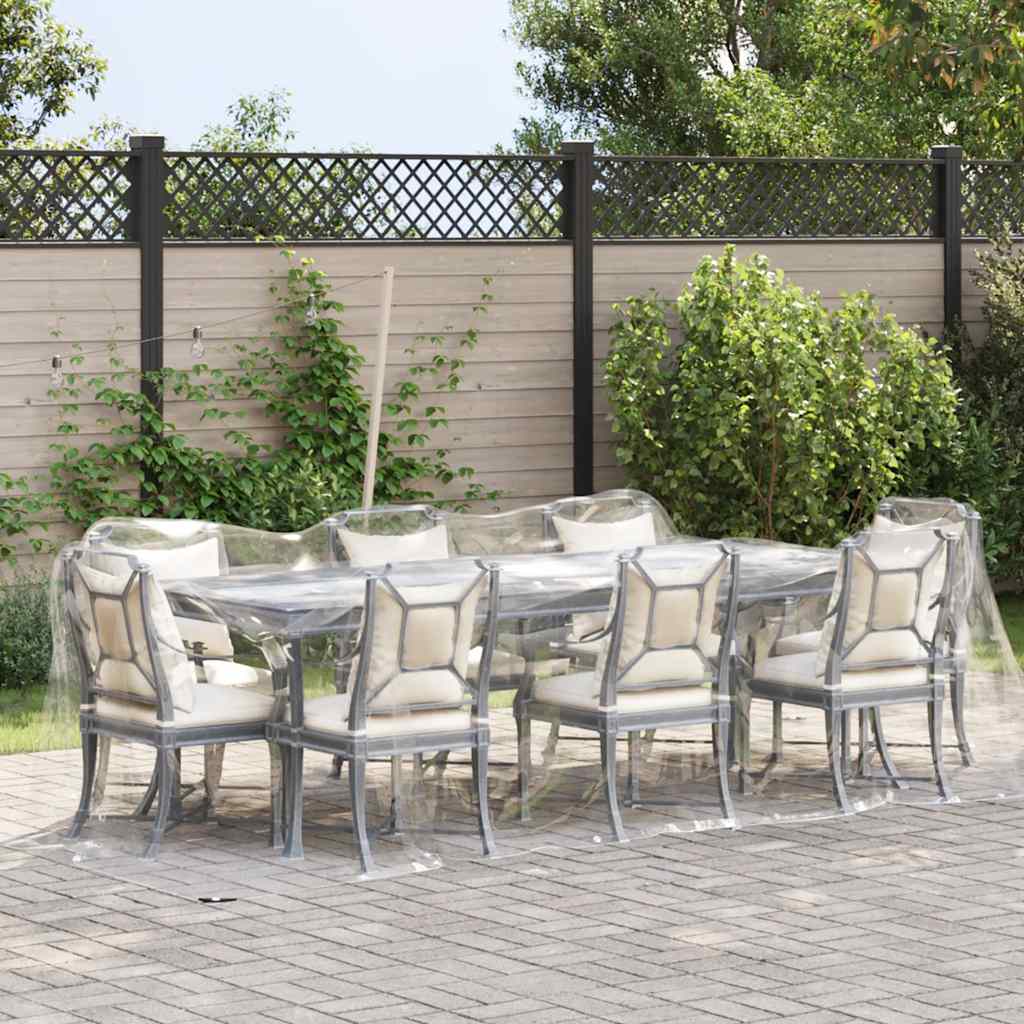 Klar presenning med maljer 2x4 m PVC