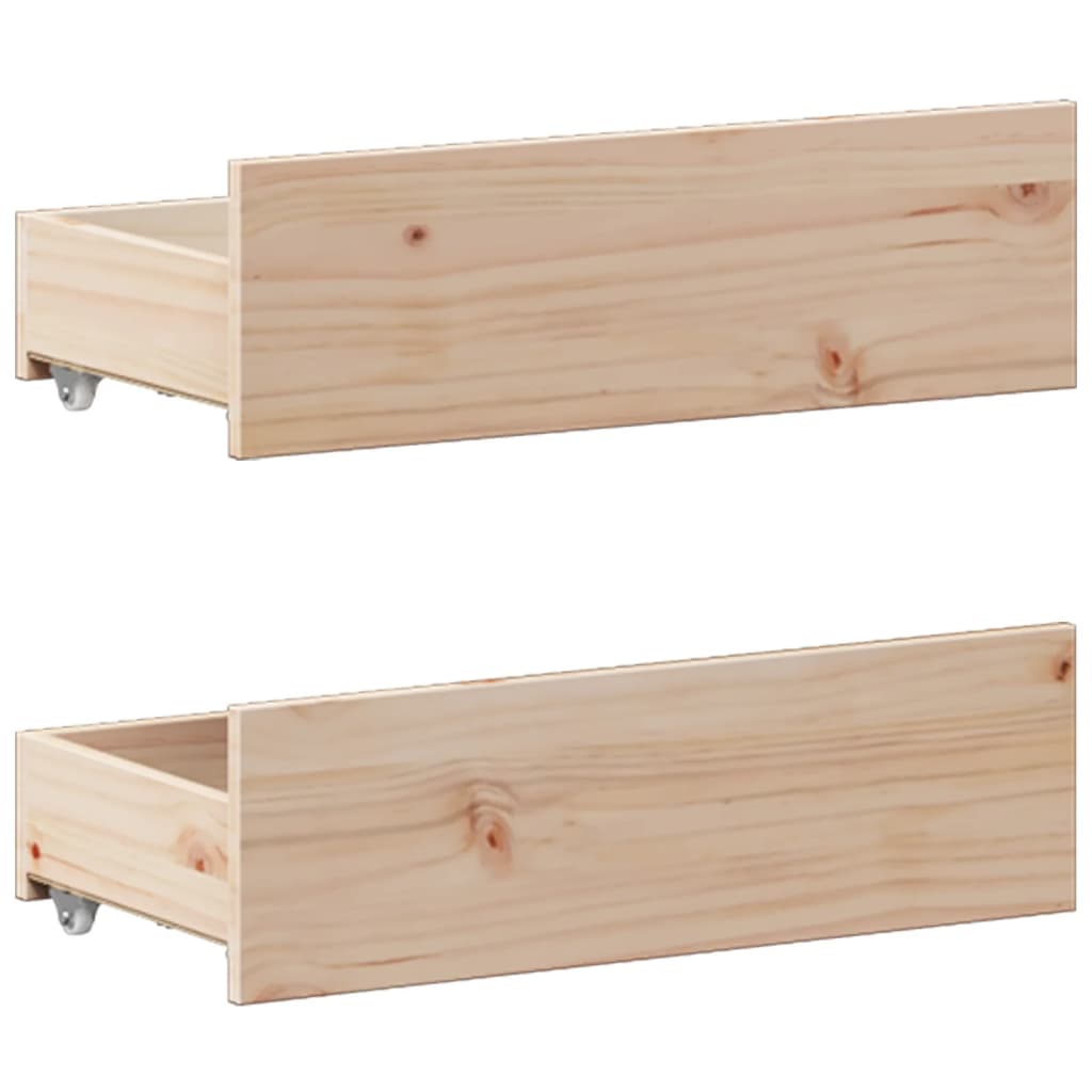 Sengeramme uten madrass med hodegavl 200x200 cm heltre furu