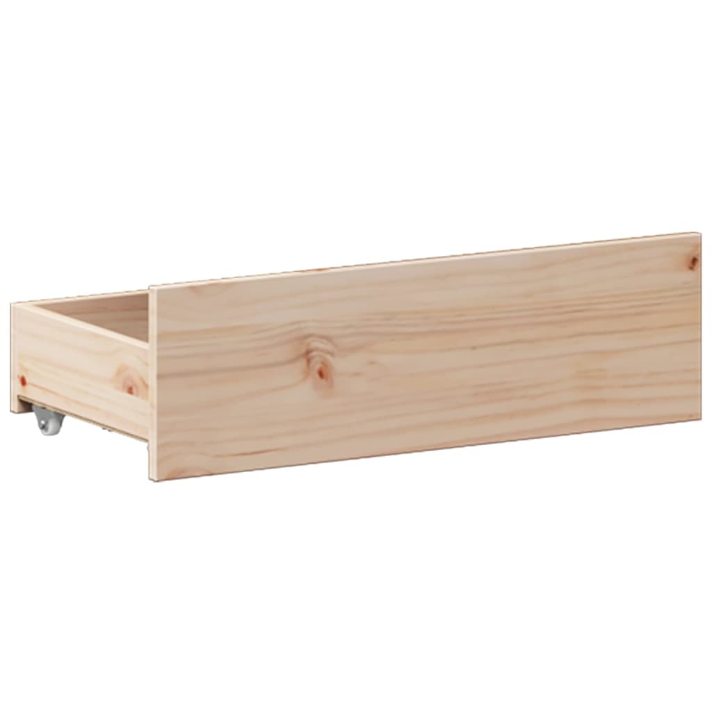 Sengeramme uten madrass med hodegavl 200x200 cm heltre furu