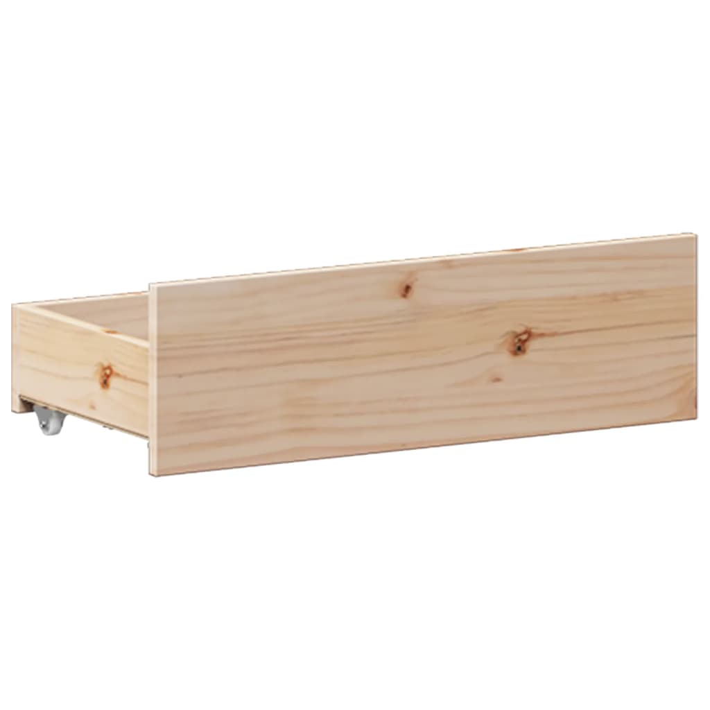 Seng med bokhylle uten madrass 140x190 cm heltre furu