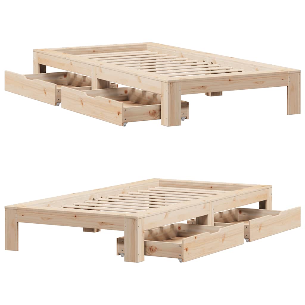 Sengeramme uten madrass 90x190 cm heltre furu