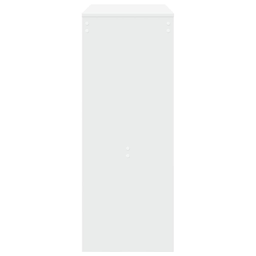 Barbord med stativer hvit 90x40x103,5 cm konstruert tre