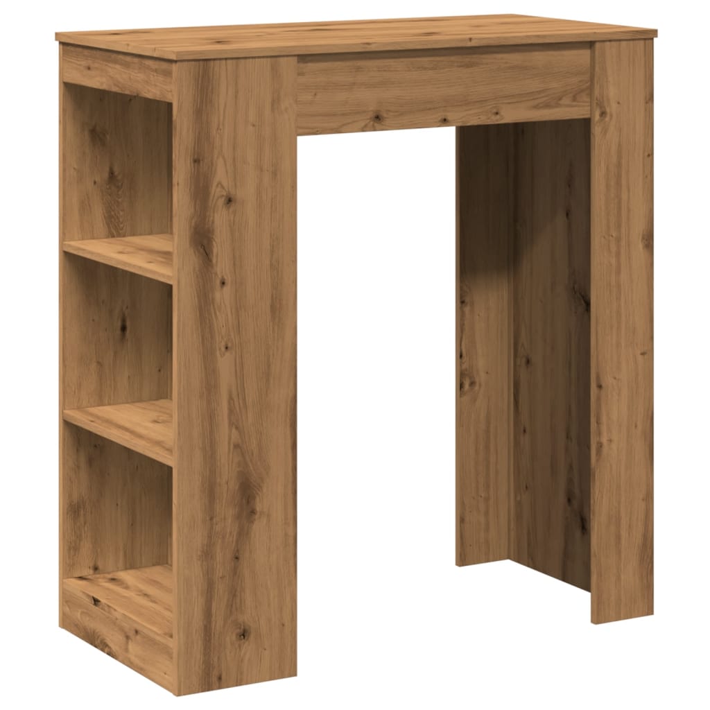 Barbord med stativer artisan eik 95x47x103,5 cm konstruert tre