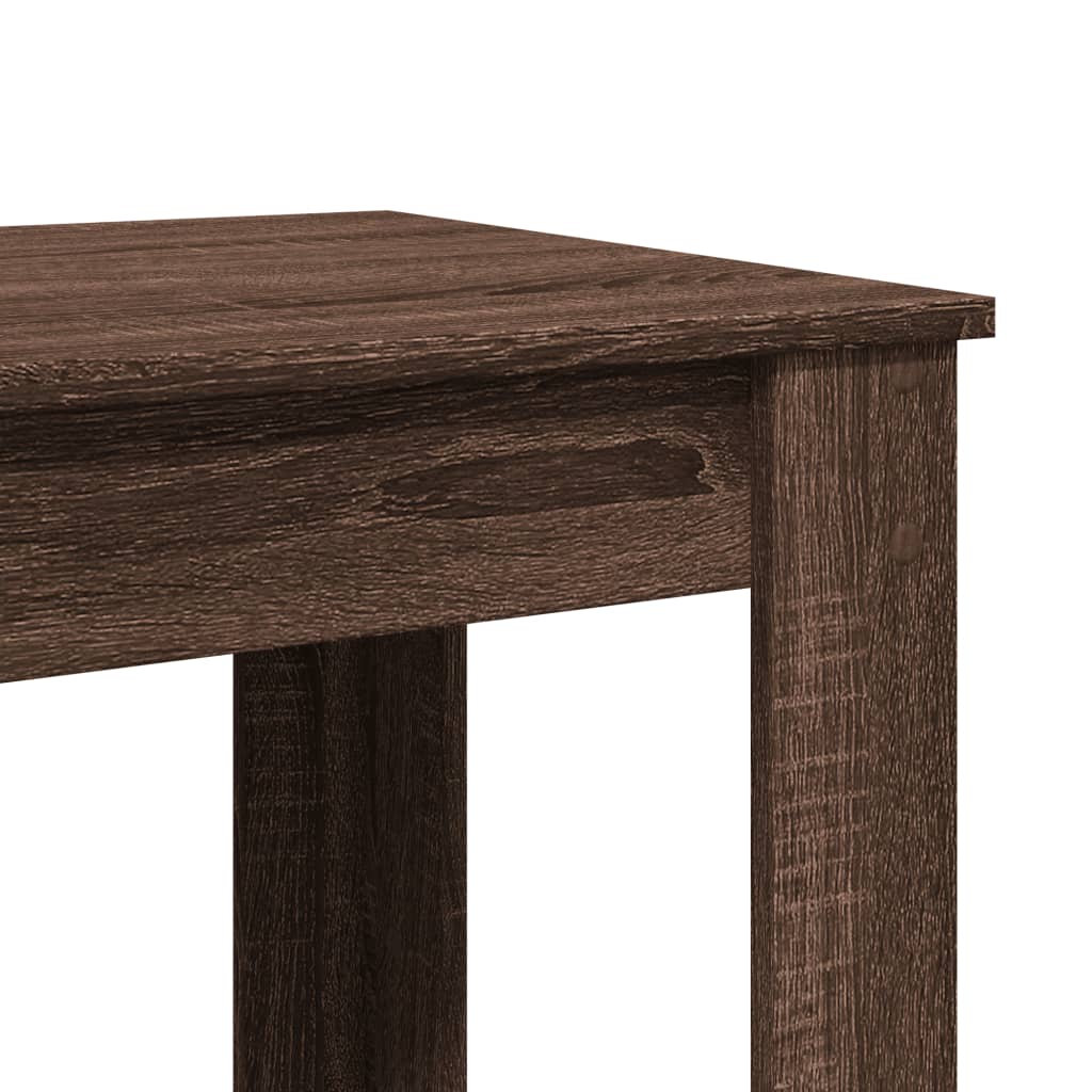 Barbord brun eik 51x50x103,5 cm konstruert tre