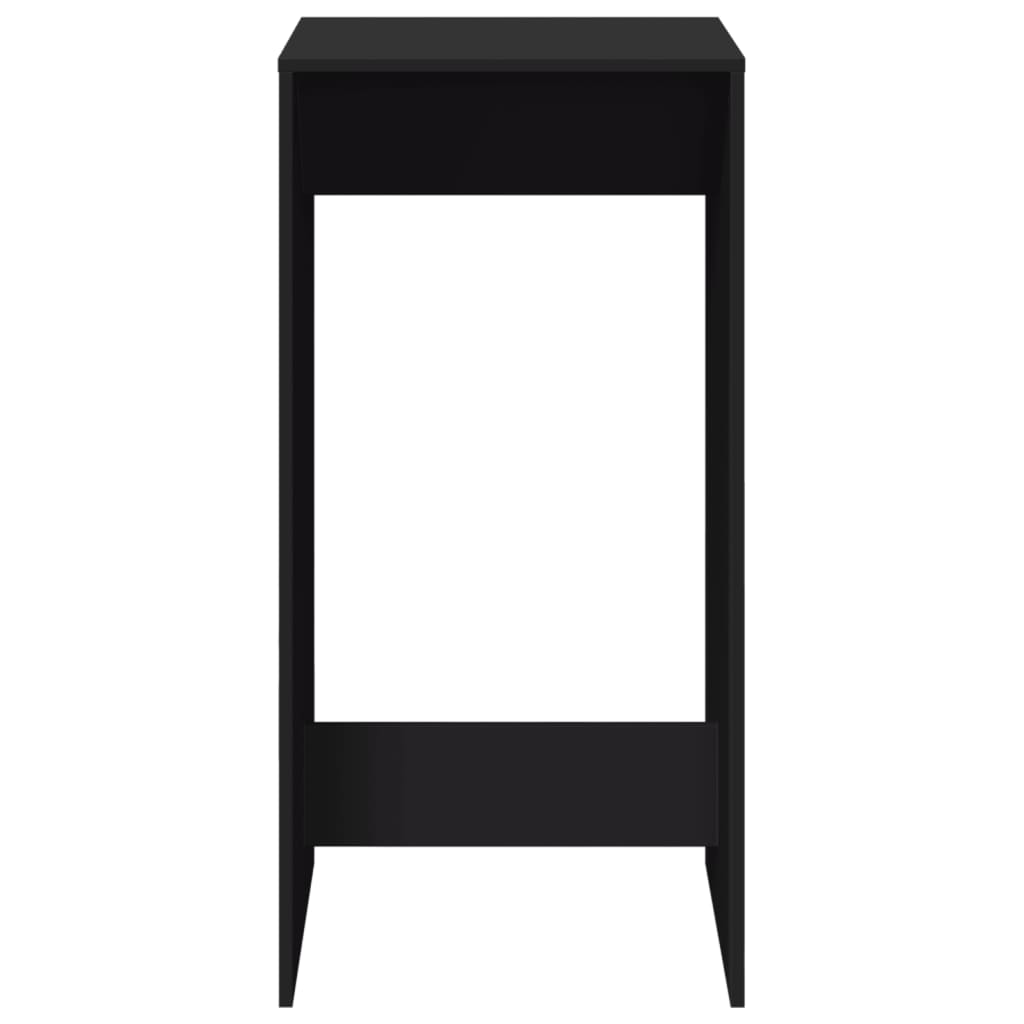 Barbord svart 51x50x103,5 cm konstruert tre