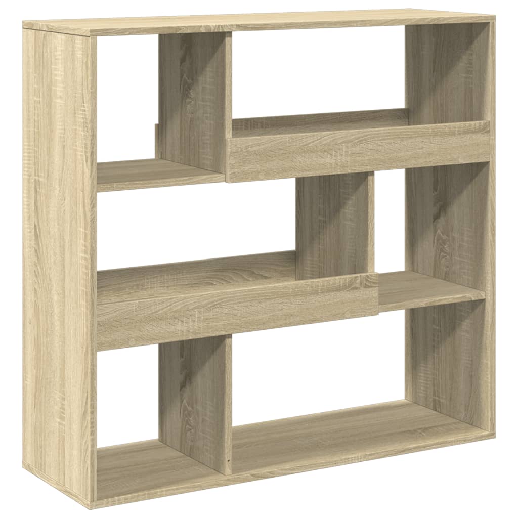 Bokhylle/romdeler sonoma eik 100x33x94,5 cm