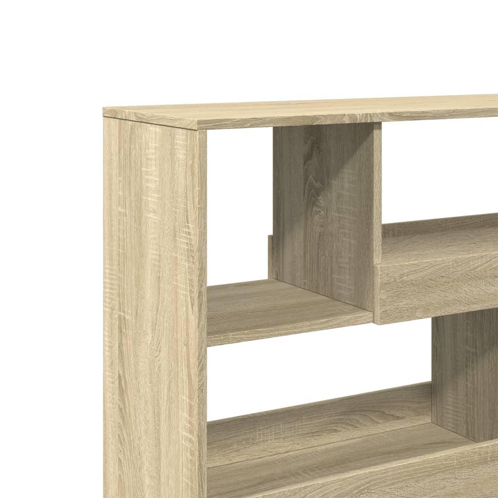 Bokhylle/romdeler sonoma eik 100x33x94,5 cm