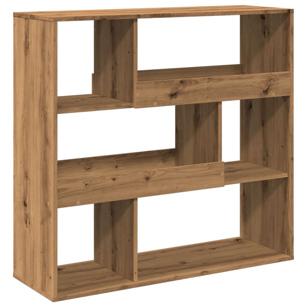 Bokhylle/romdeler artisan eik 100x33x94,5 cm